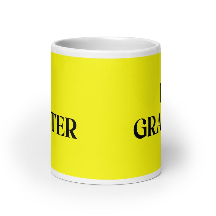 El Grafiter The Graffiti Artist Funny Home Office Work Coffee Mug Mexican Spanish Pride Gift White Glossy Cup Yellow Card Mug