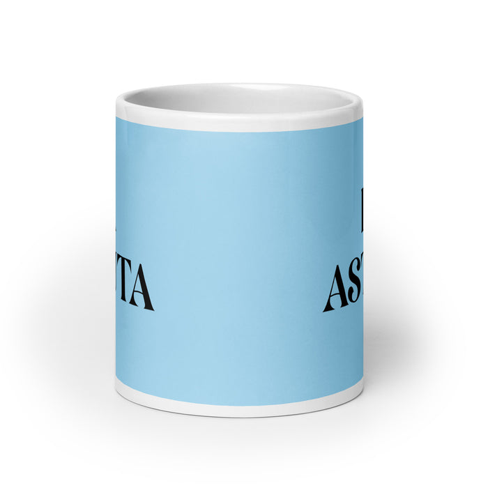 La Astuta The Clever One Funny Home Office Work Coffee Mug Mexican Spanish Pride Gift White Glossy Cup Sky Blue Card Mug