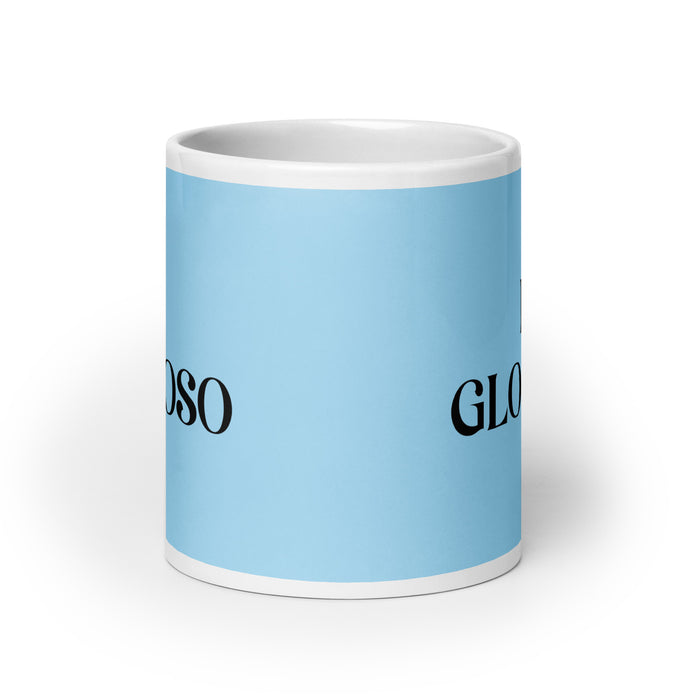 El Glorioso The Glorious One Funny Home Office Work Coffee Mug Mexican Spanish Pride Gift White Glossy Cup Sky Blue Card Mug