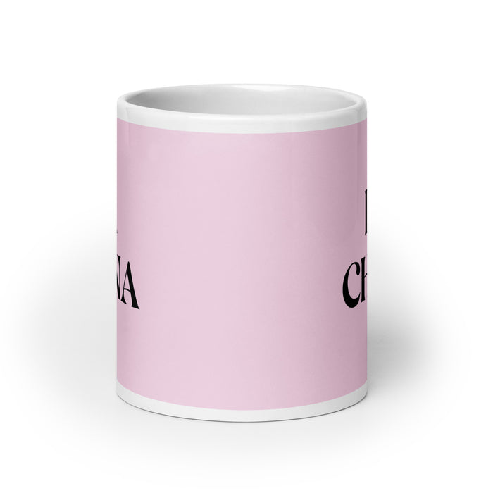 La China The Chinese Funny Home Office Work Coffee Mug Mexican Spanish Pride Gift White Glossy Cup Light Pink Card Mug