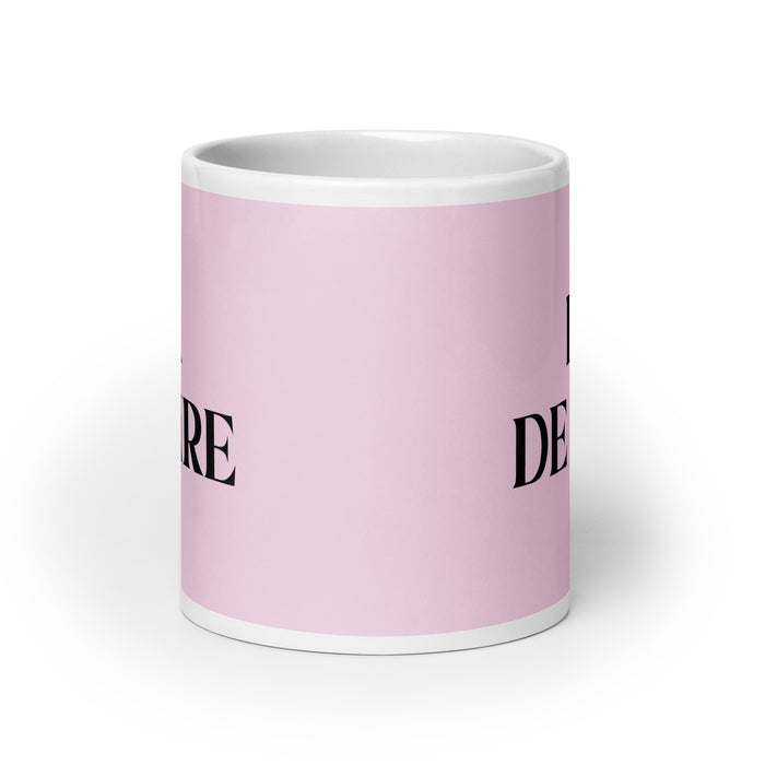 La De Aire The Air Sign Funny Home Office Work Coffee Mug Mexican Spanish Pride Gift White Glossy Cup Light Pink Card Mug