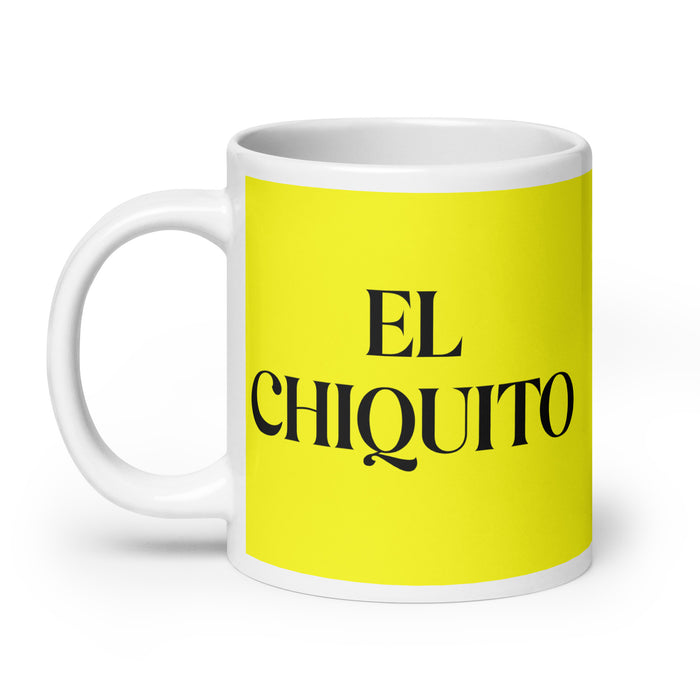 El Chiquito The Little One Funny Home Office Work Coffee Mug Mexican Spanish Pride Gift White Glossy Cup Yellow Card Mug