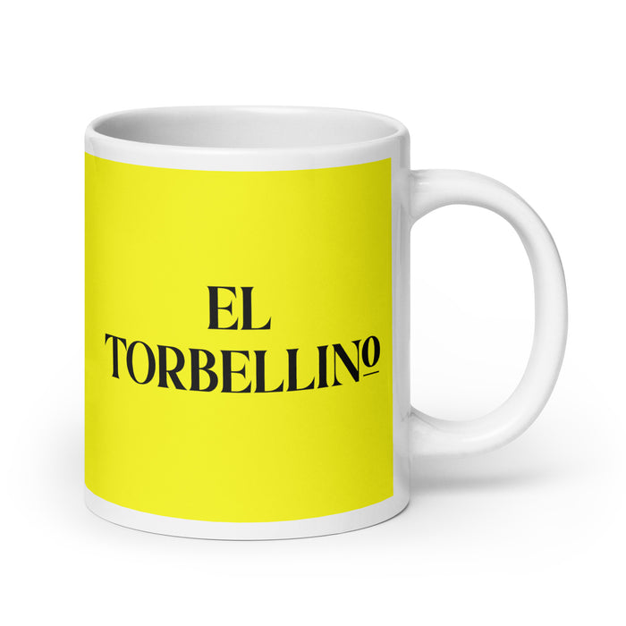 El Torbellino The Whirlwind Funny Home Office Work Coffee Mug Mexican Spanish Pride Gift White Glossy Cup Yellow Card Mug