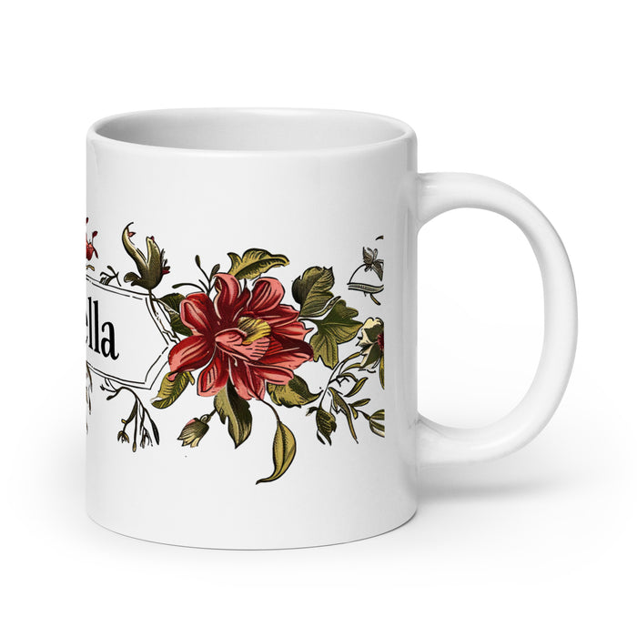 Antonella Exclusive Name Art Piece Home Office Lavoro Tazza da caffè Tazza regalo orgoglio spagnolo messicano Tazza unica nel suo genere Calligrafia Tazza bianca lucida | A7