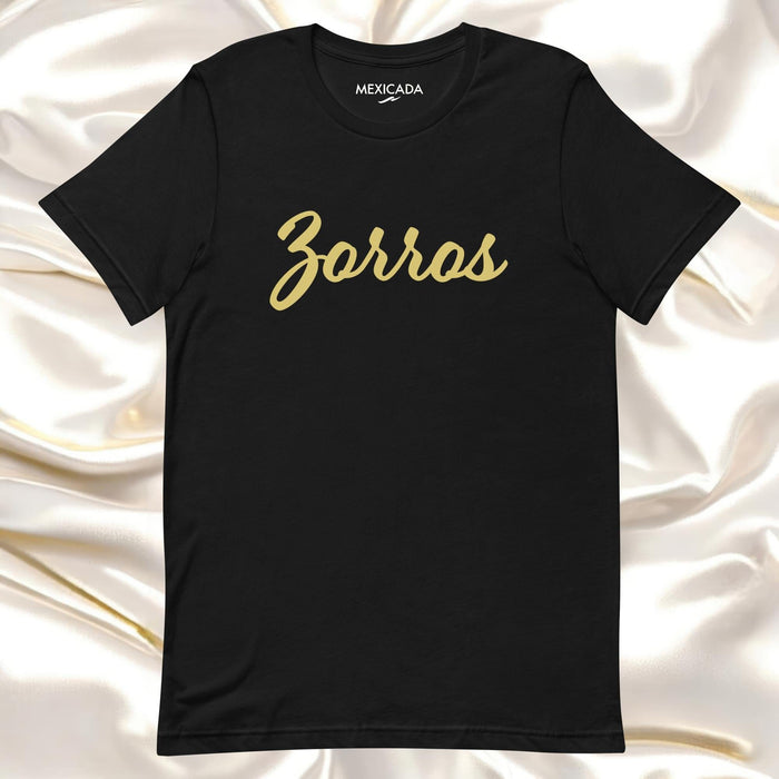 Zorros T-Shirt | Fox, Clever, Agile, Loyalty, Spirit Animal, Guardian of the Night | Z5 Mexicada XS