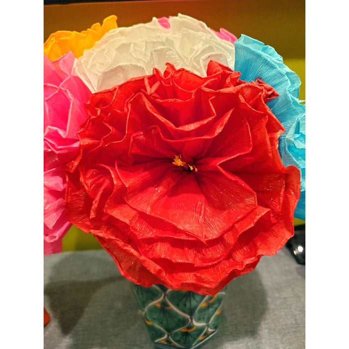 Mexican Fiesta Party Huge Paper Flowers Party Décor Fiesta -   Mexican  theme party decorations, Mexican birthday parties, Fiesta theme party  decorations