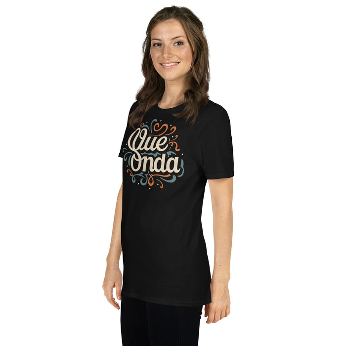 Chill Vibes Calligraphy Tee - Qué Onda Friendly Greeting Premium Tee Mexicada