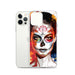 Day of the Dead Girl Watercolor Caricature: Spray Paint & Traditional Oil Blend Clear Case for iPhone® - Mexicada