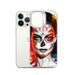 Day of the Dead Girl Watercolor Caricature: Spray Paint & Traditional Oil Blend Clear Case for iPhone® - Mexicada