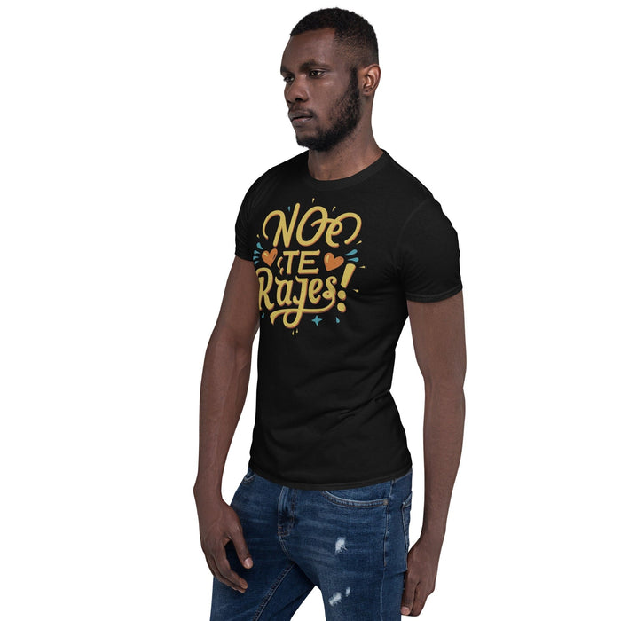 Don't Give Up Tee - 'No Te Rajes' Lively Slogan Premium Tee Mexicada