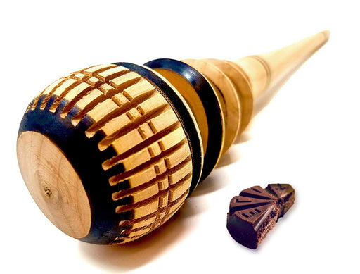 Elegantly Handcrafted, Authentic Mexican Hot Chocolate Stirrer (Molinillo De Madera) - Alondra's Imports