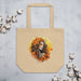 Summer's End Fantasy: Sunflowers Orange and Bronze Eco Tote Bag Mexicada Oyster