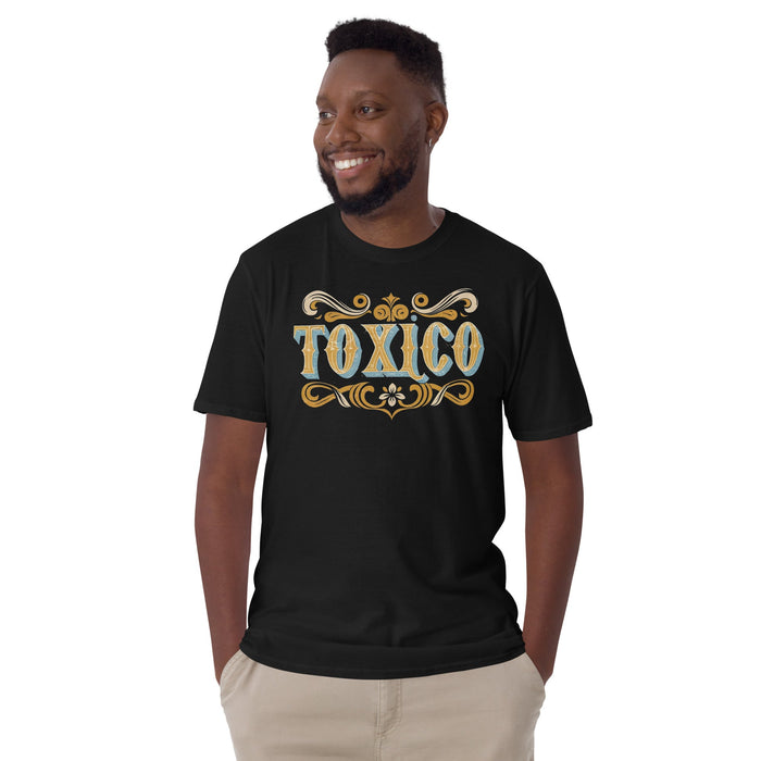 Toxico Urban Vintage Emblem Tee - Bold Toxico Street Style Premium Statement Shirt - Mexicada